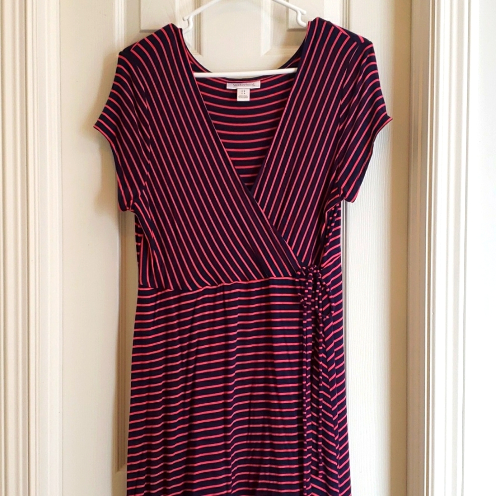 Motherhood Maternity Faux Wrap Dress